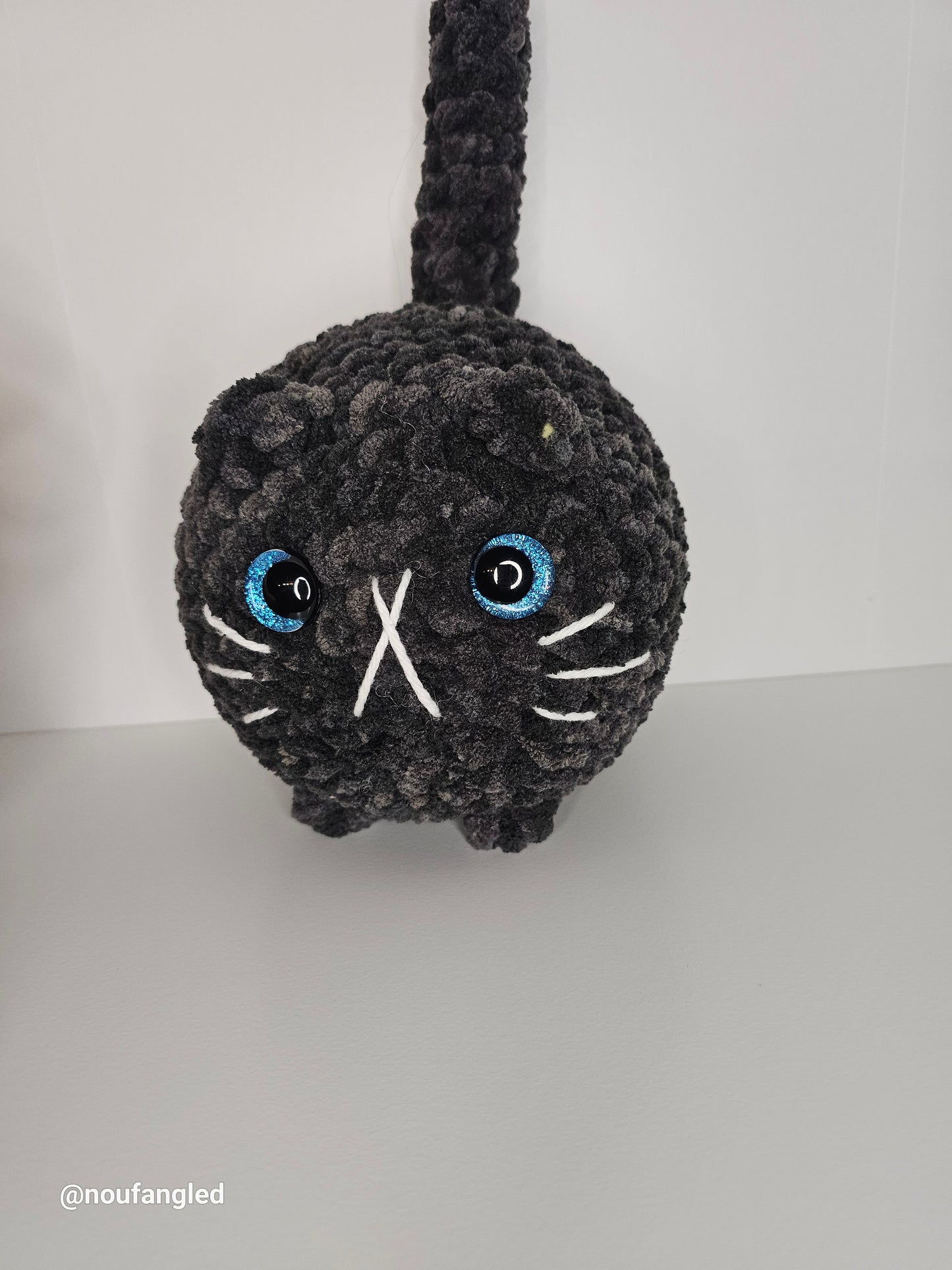 Amigurumi - Cat Loaf Cat Black