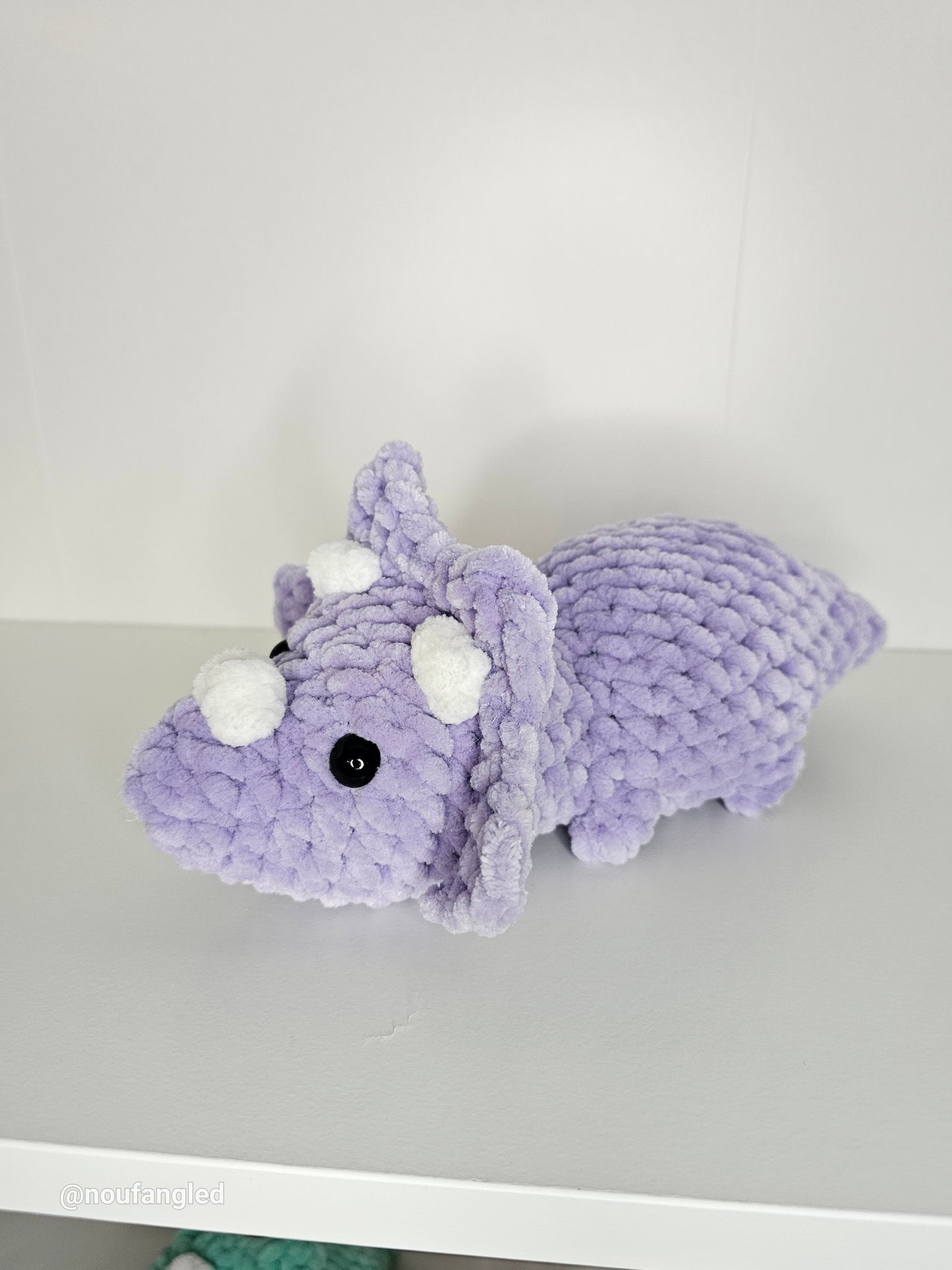 Amigurumi - Dino Triceratops Medium