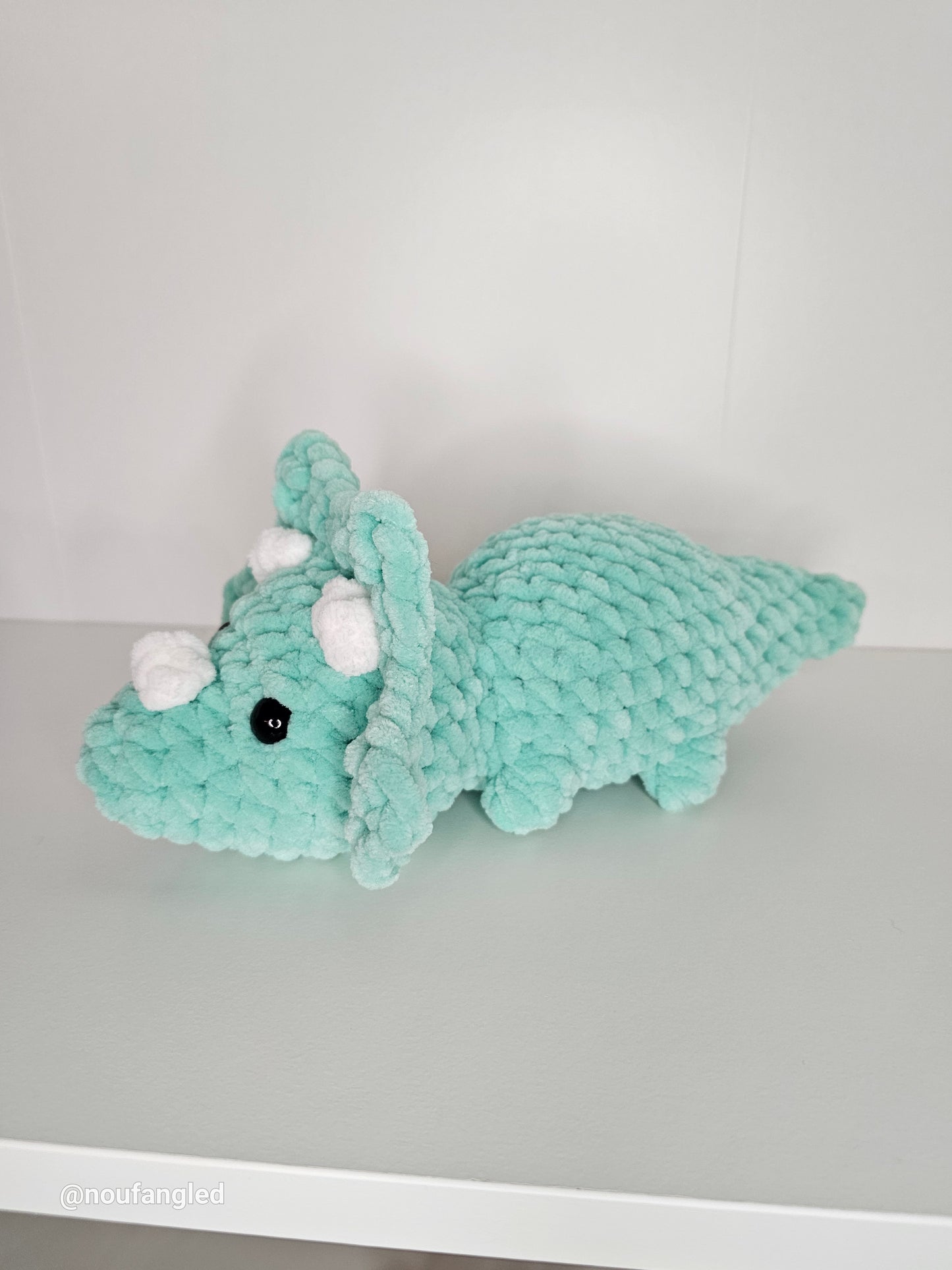 Amigurumi - Dino Triceratops Medium