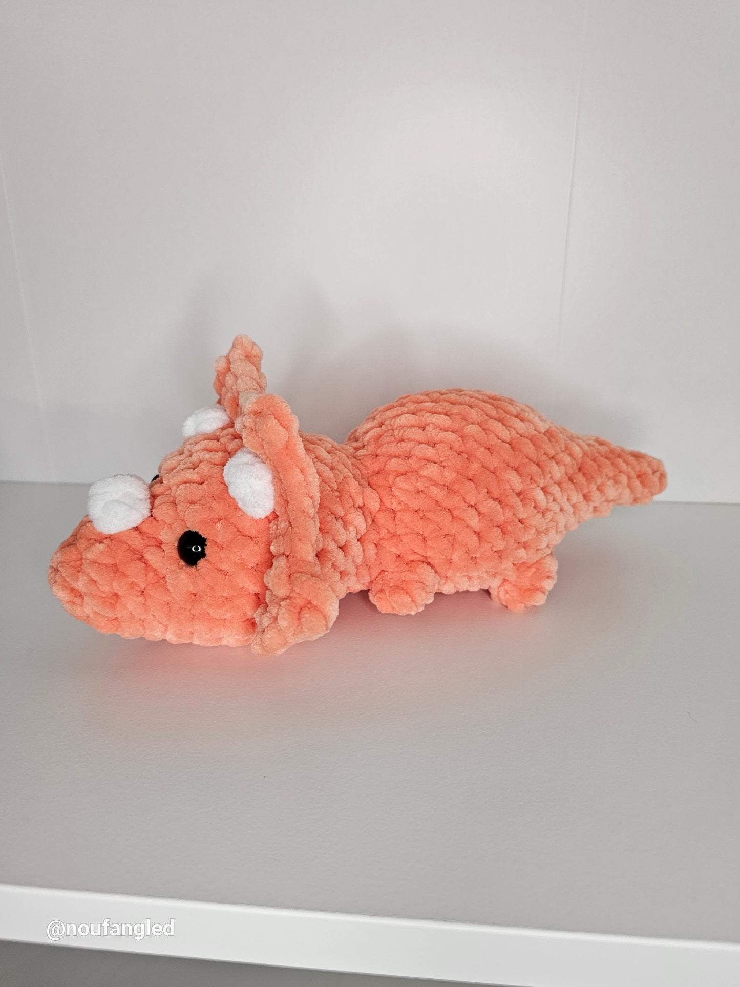 Amigurumi - Dino Triceratops Medium